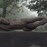 Agnes Keil, inclining figure, bronze, 2015, length 175cm